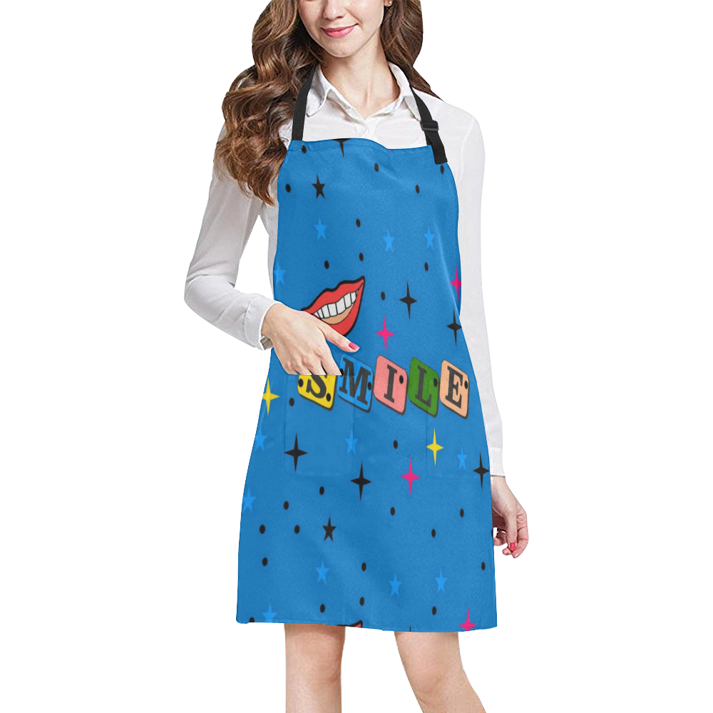 Smile by Popart Lover All Over Print Apron