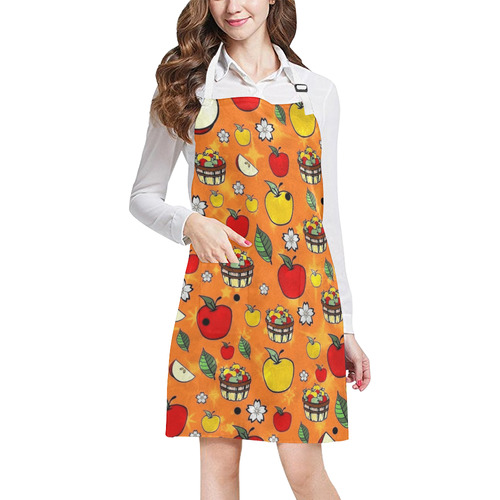 Apple Popart by Nico Bielow All Over Print Apron