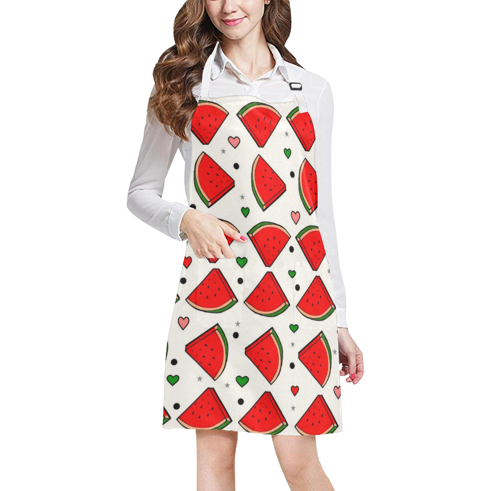 Melon Popart by Nico Bielow All Over Print Apron