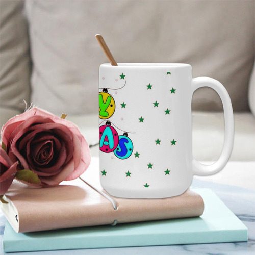 Merry by Popart Lover Custom Ceramic Mug (15OZ)