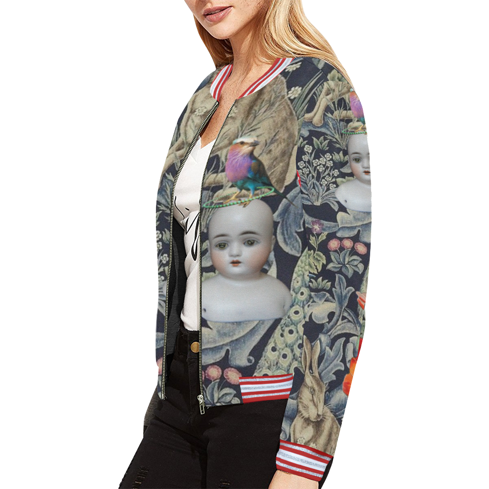 And Another Thing Number 1 All Over Print Bomber Jacket for Women (Model H21)