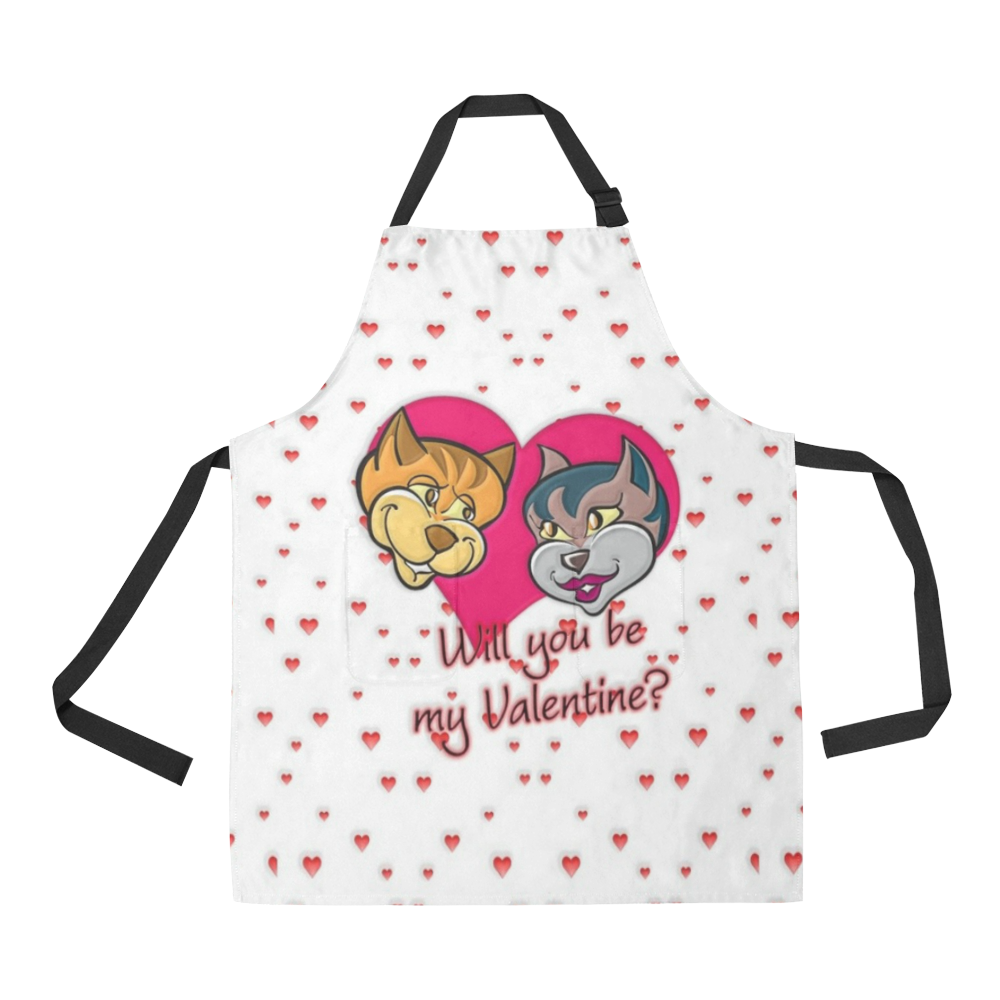 Love by Popart Lover All Over Print Apron