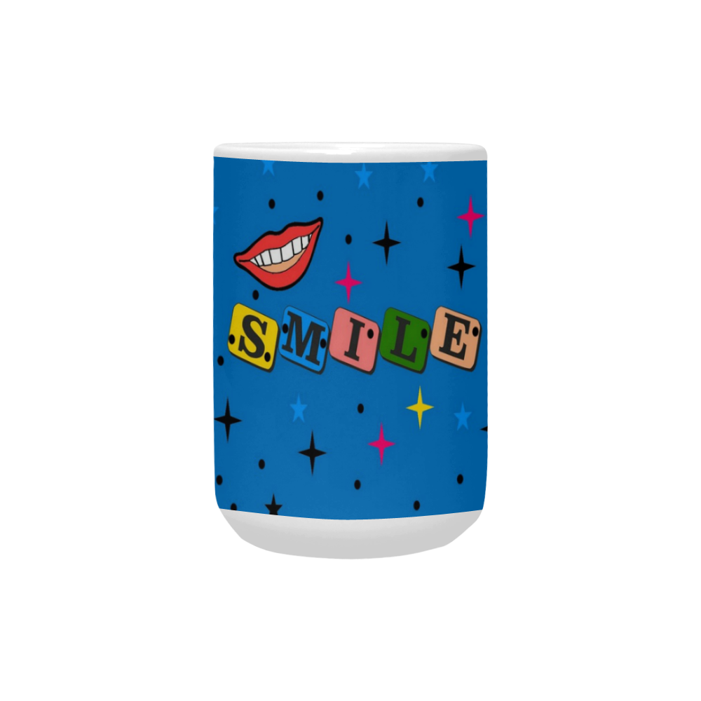 Smile by Popart Lover Custom Ceramic Mug (15OZ)