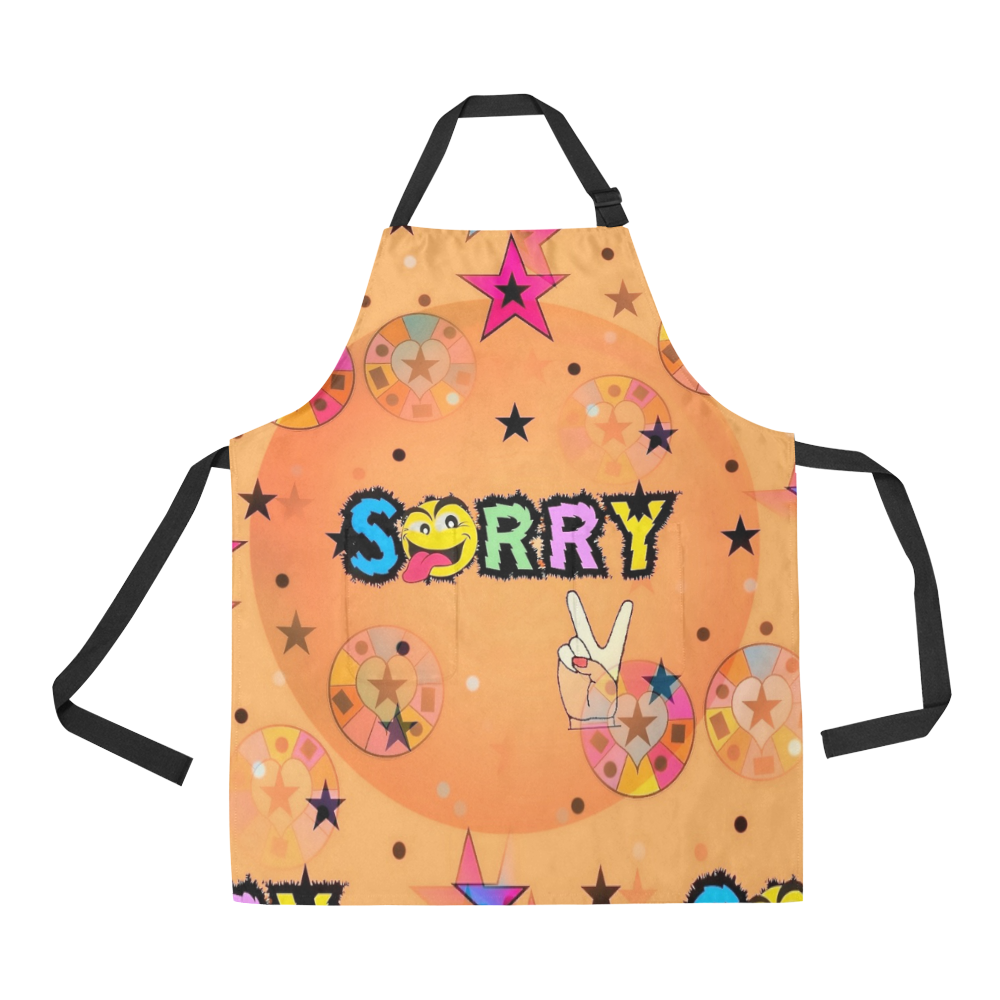 Sorry by Popart Lover All Over Print Apron