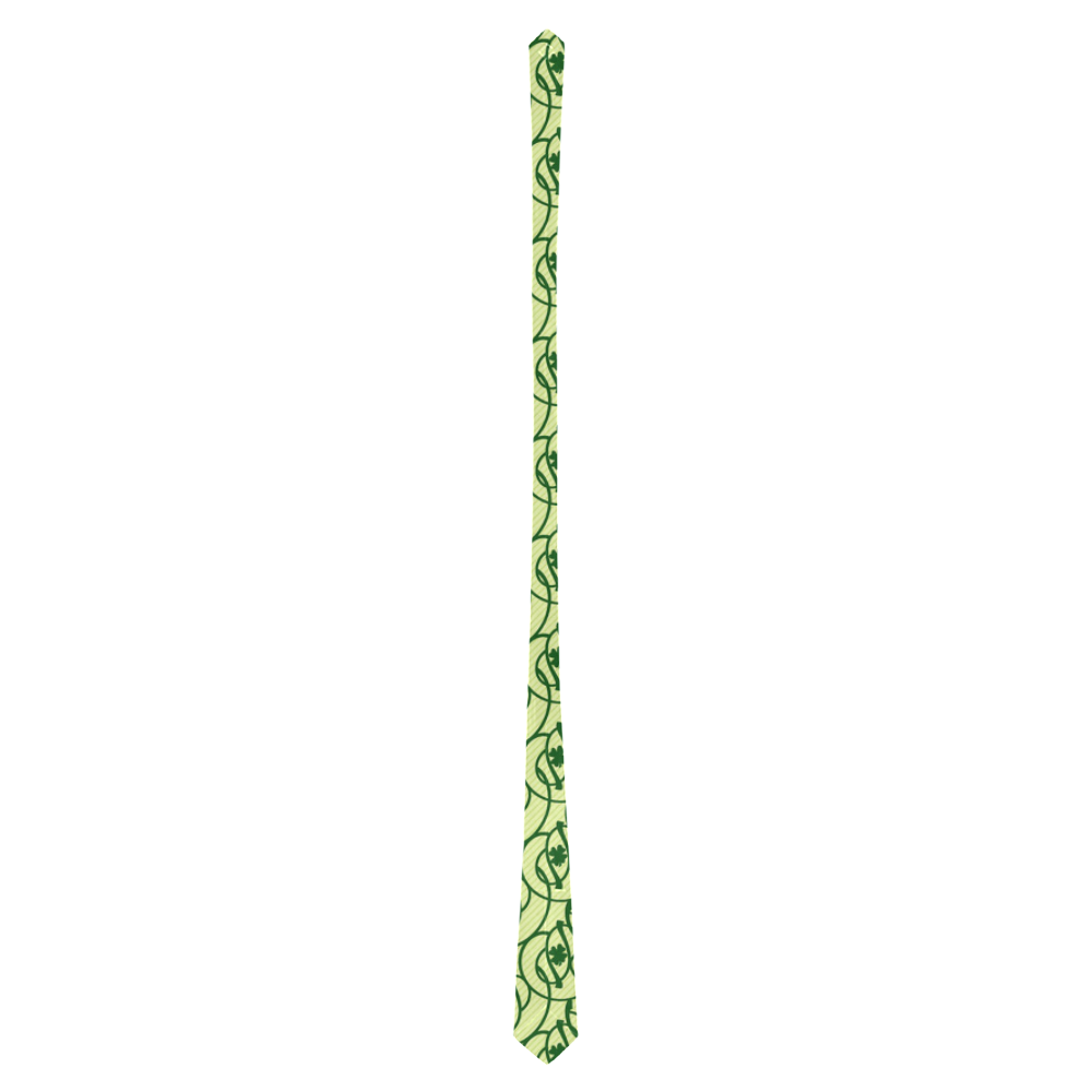St Patrick's Day Clovers Classic Necktie (Two Sides)