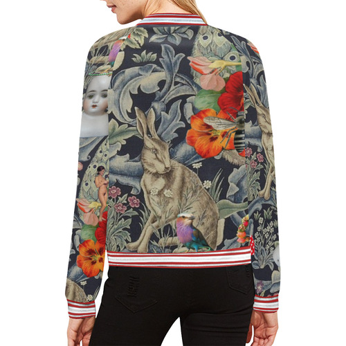 And Another Thing Number 1 All Over Print Bomber Jacket for Women (Model H21)