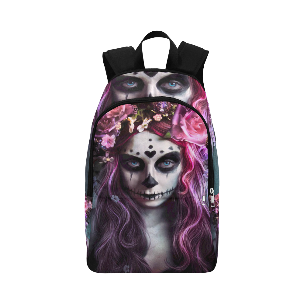 Death Girl Fabric Backpack for Adult (Model 1659)
