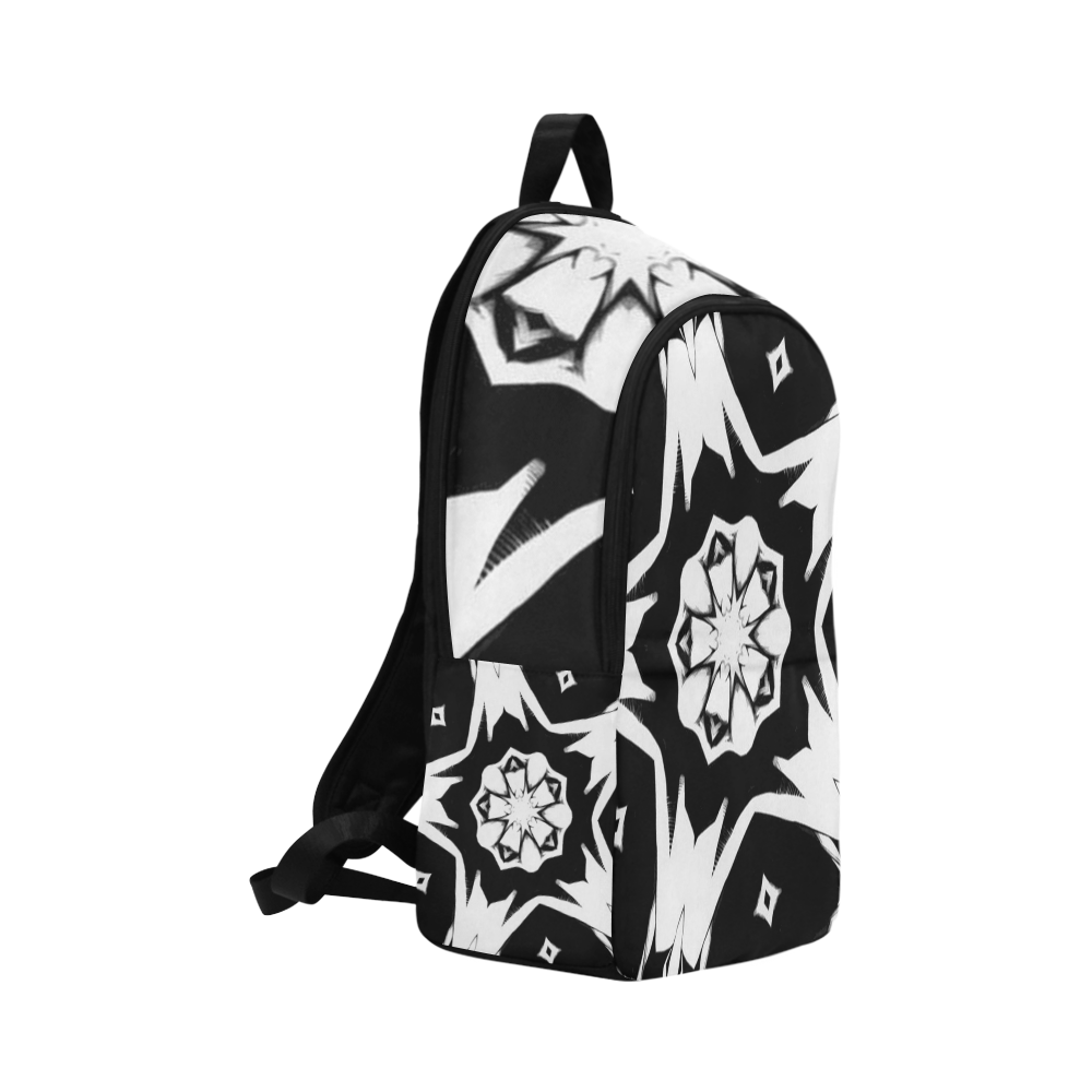 Demon Flower Fabric Backpack for Adult (Model 1659)