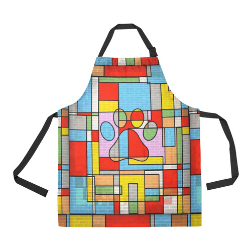 Paws by Popart Lover All Over Print Apron