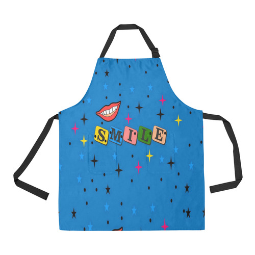 Smile by Popart Lover All Over Print Apron