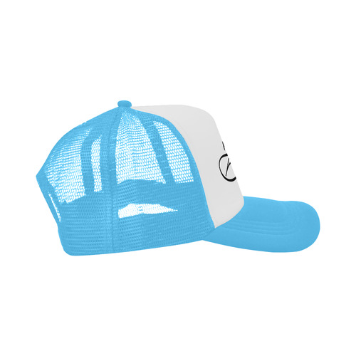 Alphabet Z Light Blue Trucker Hat