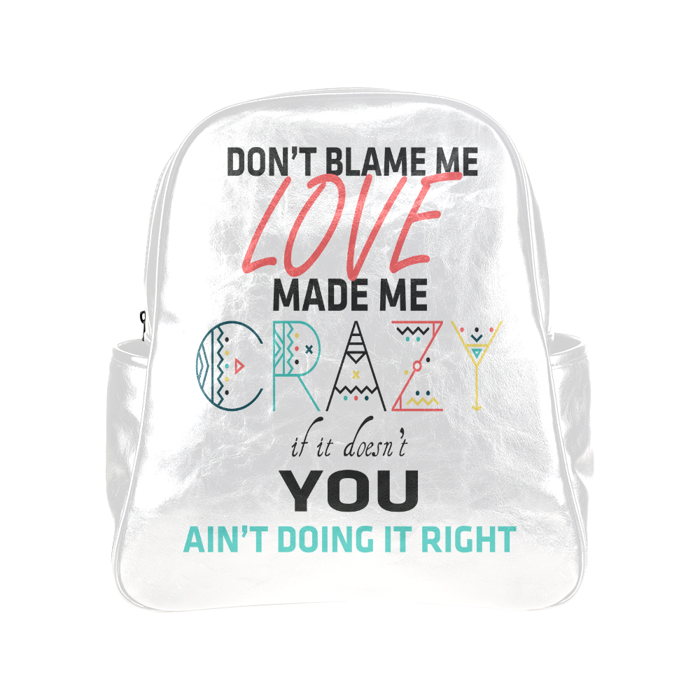 Don't Blame Me Multi-Pockets Backpack (Model 1636)