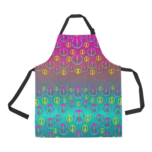 Years of peace living in a paradise All Over Print Apron