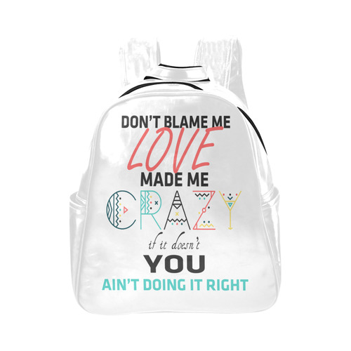 Don't Blame Me Multi-Pockets Backpack (Model 1636)