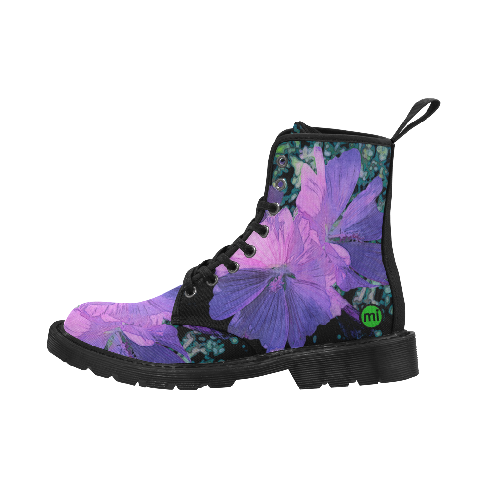 Mallow. Inspired by the Magic Island of Gotland. Martin Boots for Women (Black) (Model 1203H)