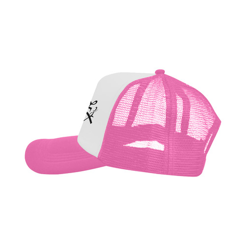 Alphabet Z Pink Trucker Hat
