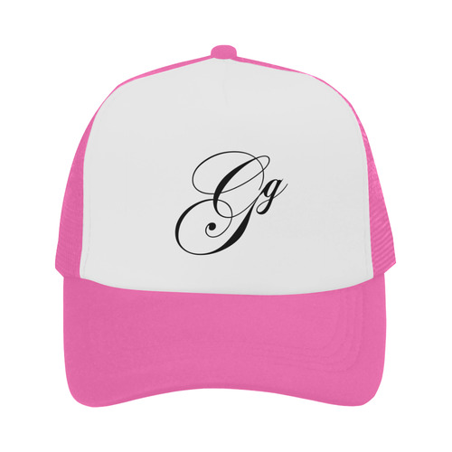 Alphabet G Pink Trucker Hat