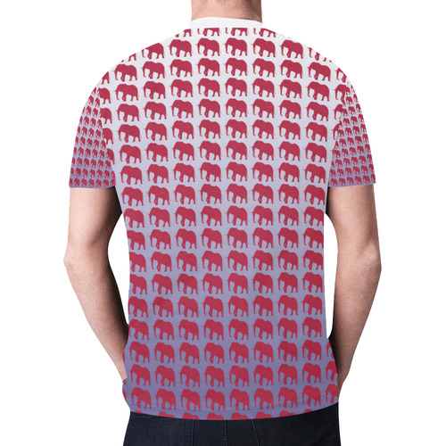 Elephant Trail New All Over Print T-shirt for Men (Model T45)