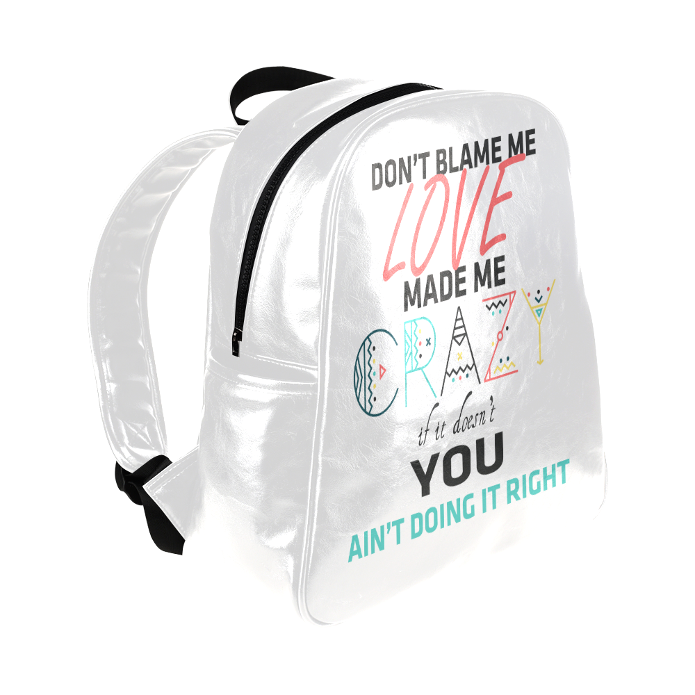 Don't Blame Me Multi-Pockets Backpack (Model 1636)