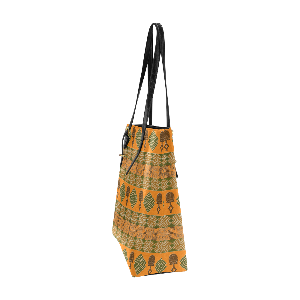 ethnic african tribal pattern Euramerican Tote Bag/Small (Model 1655)