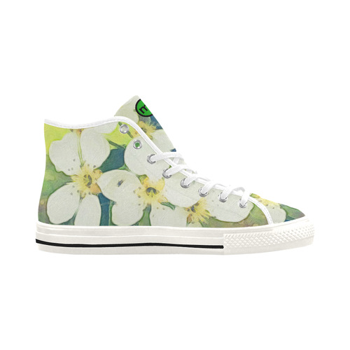 Pear Blossom. Inspired by the Magic Island of Gotland. Vancouver H Women's Canvas Shoes (1013-1)