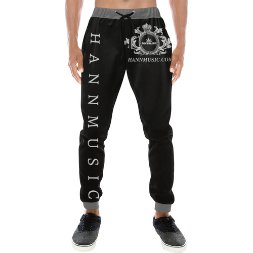 HANNMUSIC PANTS Men's All Over Print Sweatpants (Model L11)