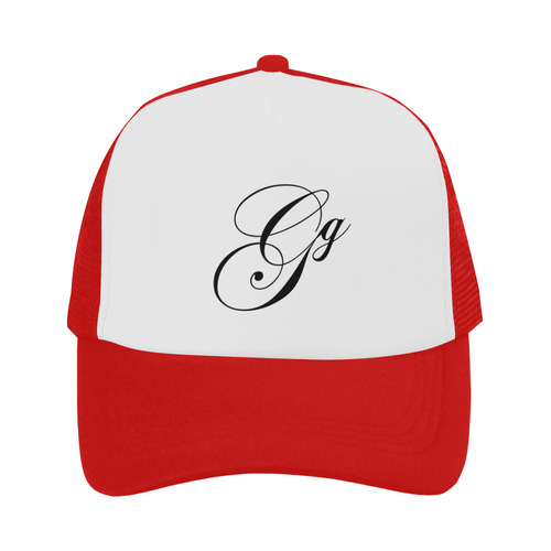 Alphabet G Red Trucker Hat