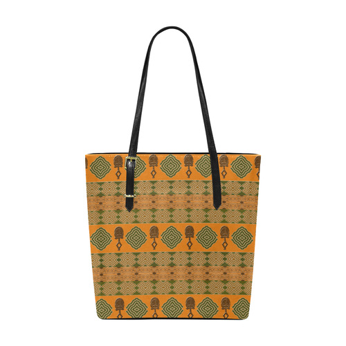 ethnic african tribal pattern Euramerican Tote Bag/Small (Model 1655)