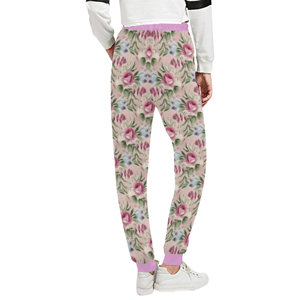 Cute floral 218A by JamColors Unisex All Over Print Sweatpants (Model L11)