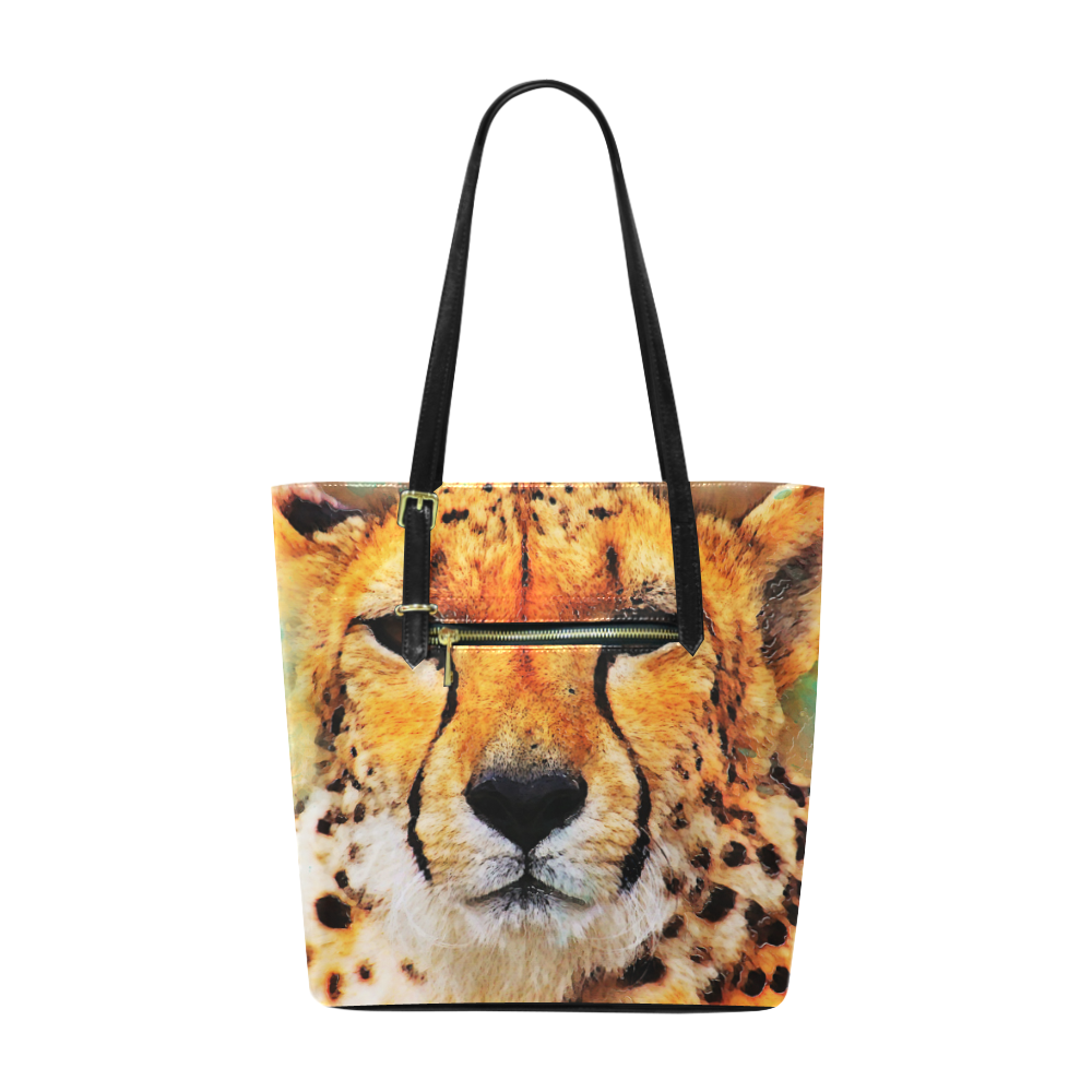 gepard leopard #gepard #leopard #cat Euramerican Tote Bag/Small (Model 1655)