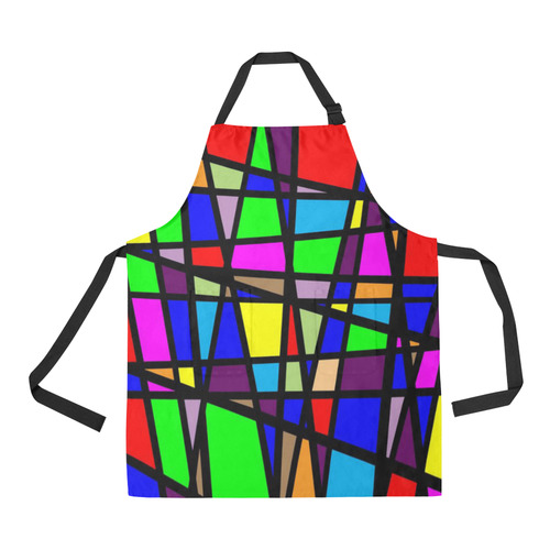 Apron Abstract Art by Tell 3 People All Over Print Apron