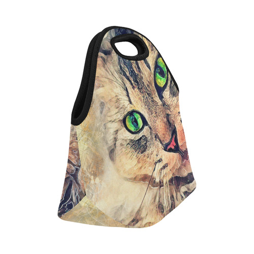 cat Pixie #cat #cats #kitty Neoprene Lunch Bag/Small (Model 1669)