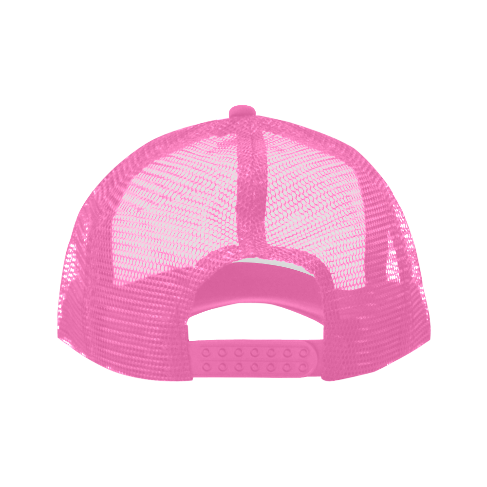Alphabet W Pink Trucker Hat