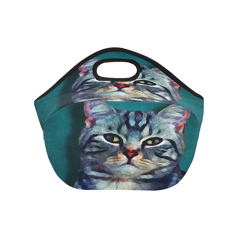 cat Bella #cat #cats #kitty Neoprene Lunch Bag/Small (Model 1669)