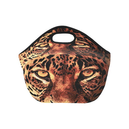 gepard leopard #gepard #leopard #cat Neoprene Lunch Bag/Small (Model 1669)