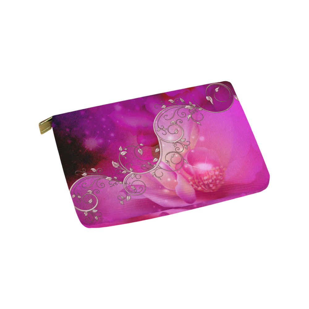 Wonderful floral design Carry-All Pouch 9.5''x6''