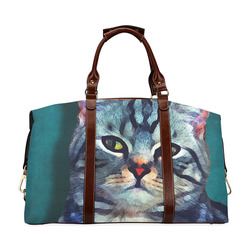 cat Bella #cat #cats #kitty Classic Travel Bag (Model 1643) Remake