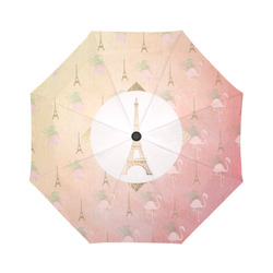 Parisian Flamingoes Auto-Foldable Umbrella (Model U04)