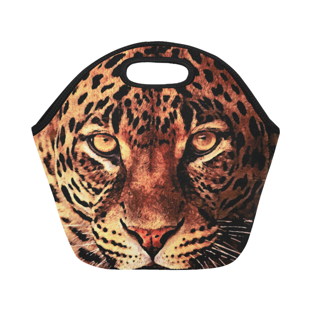 gepard leopard #gepard #leopard #cat Neoprene Lunch Bag/Small (Model 1669)
