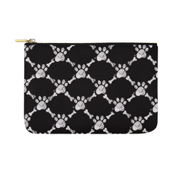 LACE PAW PRINT PATTERN Carry-All Pouch 12.5''x8.5''
