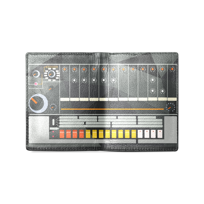 tr-808 wallet 2 Men's Leather Wallet (Model 1612)