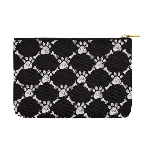 LACE PAW PRINT PATTERN Carry-All Pouch 12.5''x8.5''