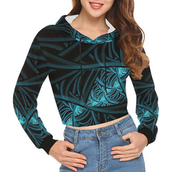 The Ziddi Prints-Sword Pattern-All over Print Crop tank