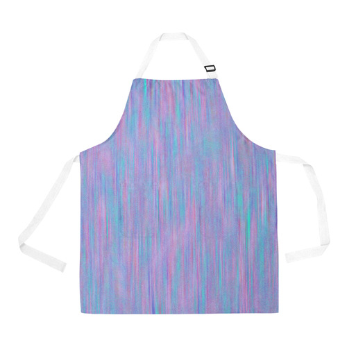 Purple Turquoise Watercolor All Over Print Apron