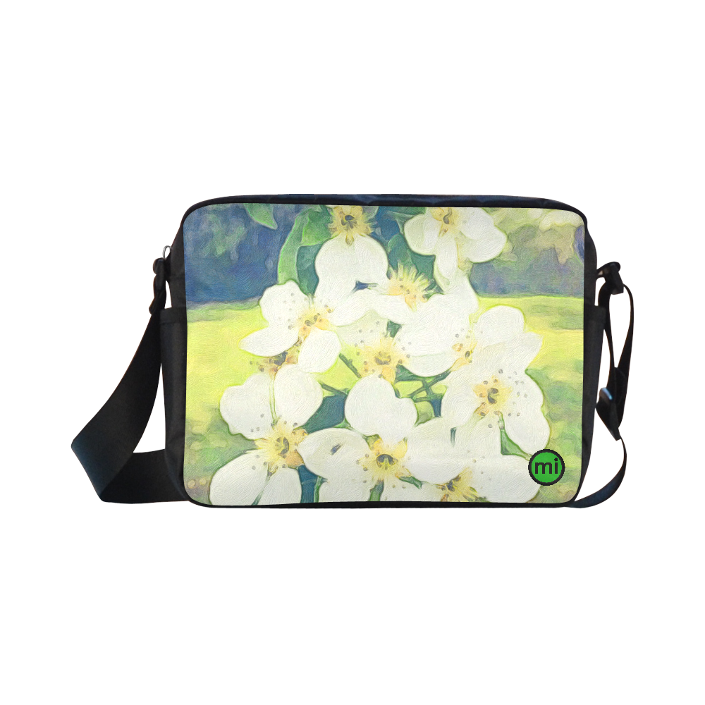 Pear Blossom. Inspired by the Magic Island of Gotland. Classic Cross-body Nylon Bags (Model 1632)