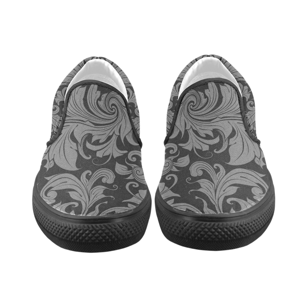 PATRONFLORALGRANDECOLORESgre18000 Women's Unusual Slip-on Canvas Shoes (Model 019)