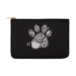 LACE PAW PRINT / PAW PATTERN Carry-All Pouch 12.5''x8.5''