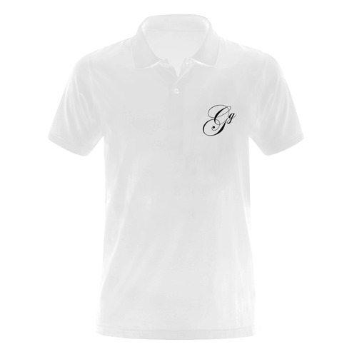 Alphabet G Men's Polo Shirt (Model T24)