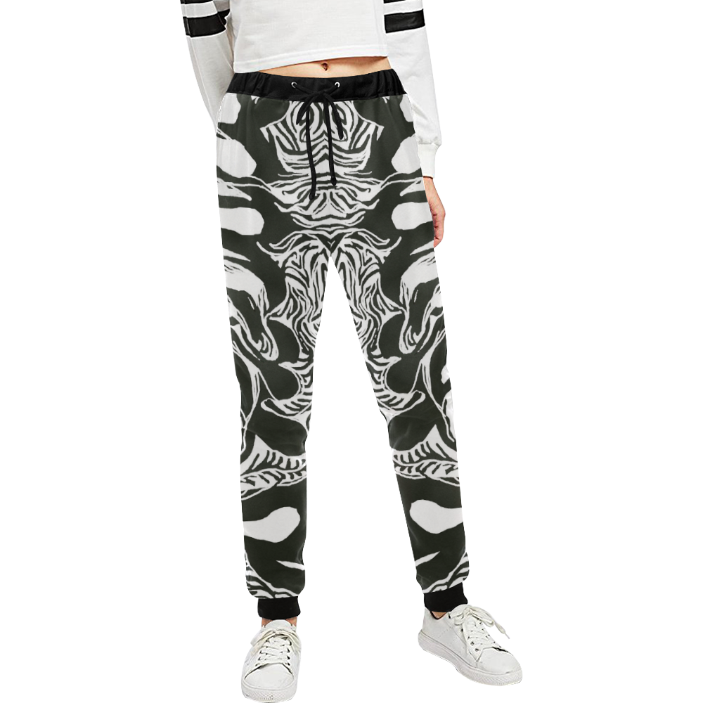 zebra Unisex All Over Print Sweatpants (Model L11)