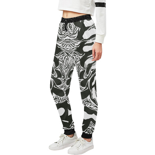 zebra Unisex All Over Print Sweatpants (Model L11)